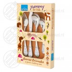 Forest friends children's cutlery set steel 4-pieces (Amefa)