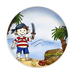 Pirate Paddy child's plate porcelain