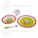 Princess and the Pea children's tableware set melamine 4-pieces