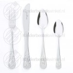 Animals children's cutlery steel 4-pieces (Keltum)