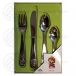 Princess children's cutlery set steel 4-pieces