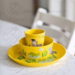 Africa barnservis set 3-delar Africa barnservis set 3-delar