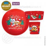 Paw Patrol Winter Wonderland barnservis set 3-delar