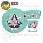 Peppa Pig Winter Wonderland barnservis set 3-delar
