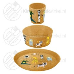 Zoo children's dinnerware set 3-pieces Zoo children's dinnerware set 3-pieces