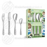 Soccer Friends children´s cutlery steel 4-pieces Soccer Friends children´s cutlery steel 4-pieces