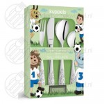 Soccer Friends children´s cutlery steel 4-pieces Soccer Friends children´s cutlery steel 4-pieces