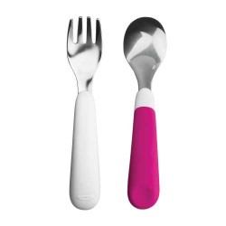 Toddler cutlery pink 2-pieces Toddler cutlery pink 2-pieces