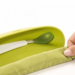Slabbetje oprolbaar groen Slabbetje oprolbaar groen