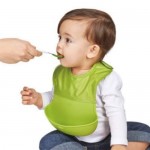 Slabbetje oprolbaar groen Slabbetje oprolbaar groen