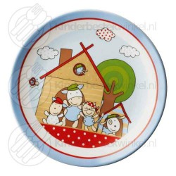 Ferme child's plate porcelain