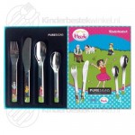Heidi kinderbestek kleur 4-delig Heidi kinderbestek kleur 4-delig