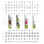 Heidi kinderbestek kleur 4-delig Heidi kinderbestek kleur 4-delig