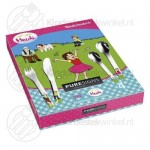 Heidi kinderbestek kleur 4-delig Heidi kinderbestek kleur 4-delig