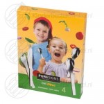 One Mini kinderbestek set rvs 4-delig (glans) One Mini kinderbestek set rvs 4-delig (glans)