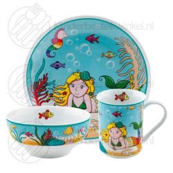 Toja barnservis set porslin 3-delar (Steinbeck)