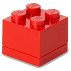 LEGO snackdoosje Mini-box 4 rood