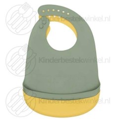 Catchie bibs set sage yellow