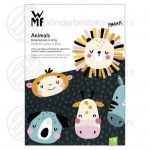 Dieren kinderbestek set edelstaal 4-delig (WMF)