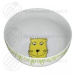 Safari kinderservies set porselein rvs 6-delig