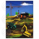 Byggfordon barnbestick set rf 4-delar