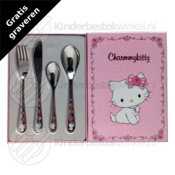 Charmmykitty barnbestick set färg 4-delar
