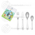 Circus children's cutlery set steel 4-pieces