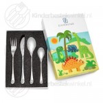 Dinosaurier barnbestick set rf 4-delar Dinosaurier barnbestick set rf 4-delar