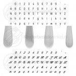 Engrave children's cutlery set smooth 4-pieces