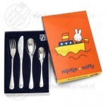 Miffy Vehicles children's cutlery set steel 4-pieces Miffy Vehicles children's cutlery set steel 4-pieces