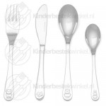 Nijntje Vriendjes kinderbestek set rvs 4-delig