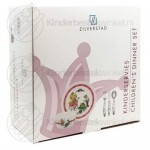 Prinses kinderservies set porselein rvs 5-delig Prinses kinderservies set porselein rvs 5-delig