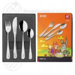 Bino children's cutlery set steel 4-pieces