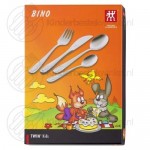Bino children's cutlery set steel 4-pieces