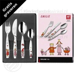 Emilie children's cutlery set colour 4-pieces Emilie children's cutlery set colour 4-pieces